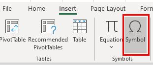 Bullet Number Insert Symbol