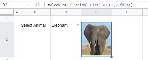 ChangePicture GS Vlookup