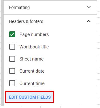 PageNumbers GS EditCustomFields