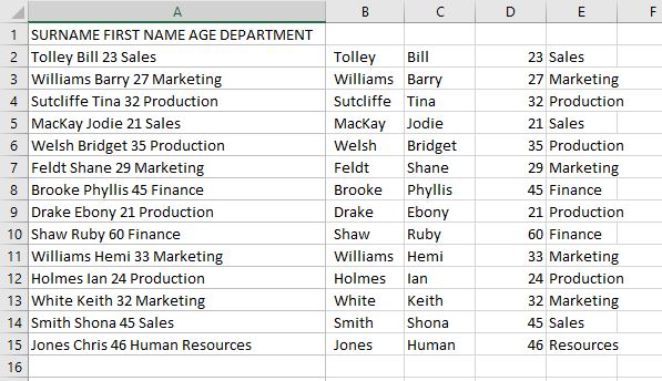 VBA AutoFill TextSeparated