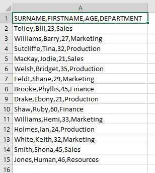 VBA ReadTextFile Excel