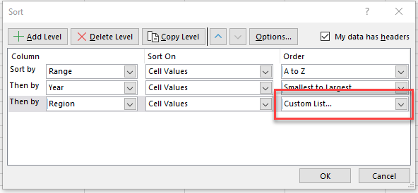 advancedsorting customlist 