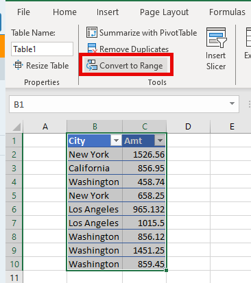 clean data format convert to range