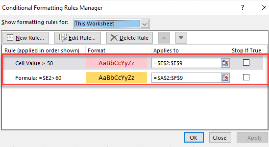 conditional formatting 39