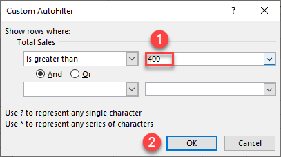 data filter by column 4