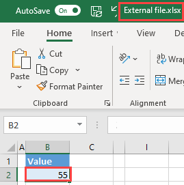 find external links external file