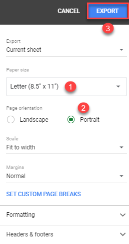 google sheets save as pdf 3