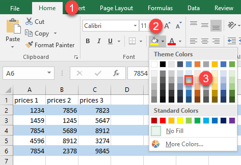 highlight multiple rows 2