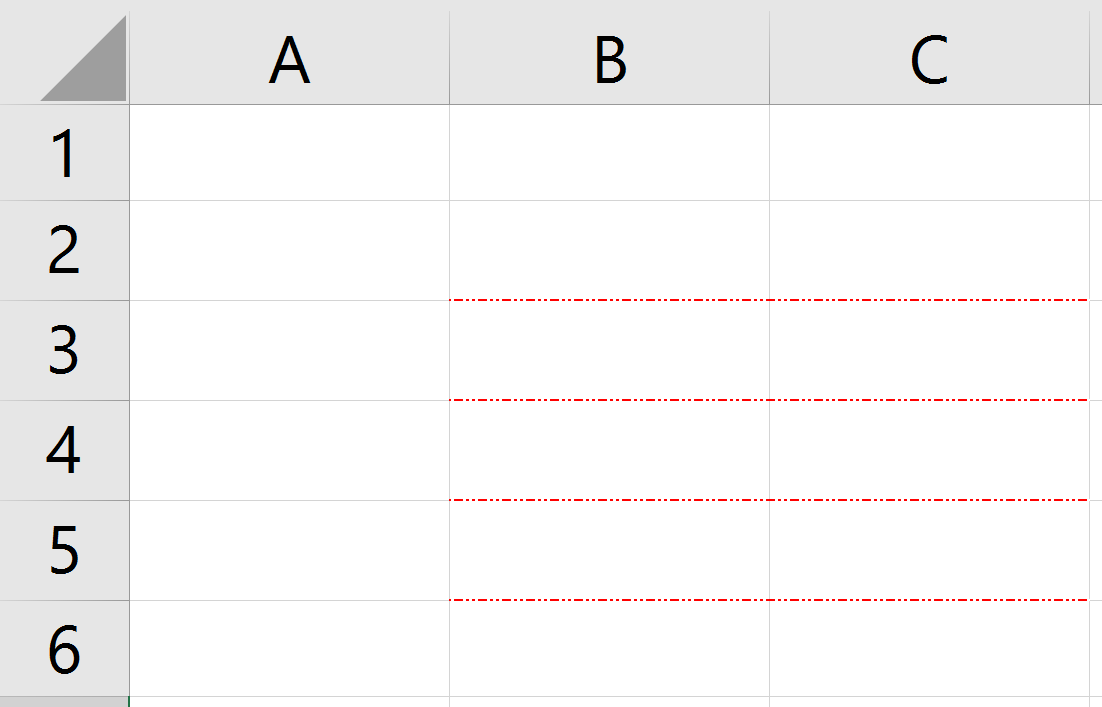 inside horizontal borders