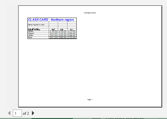 print multiple sheets preview selected sheets
