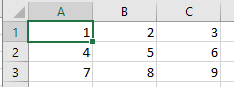 vba matrix simple